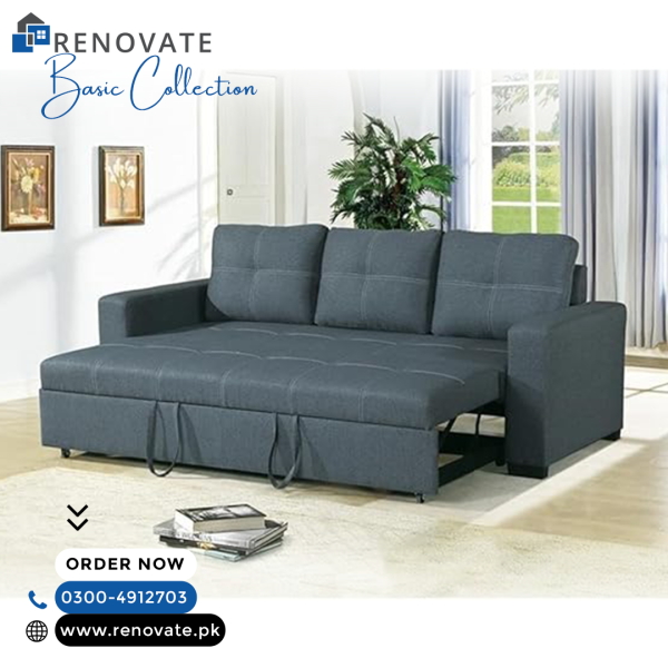 3-Seater Sofa Cum Bed